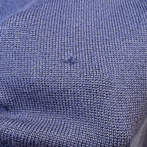 Women's Navy Open-Front Cardigan Size Large - Picture 3 of 10